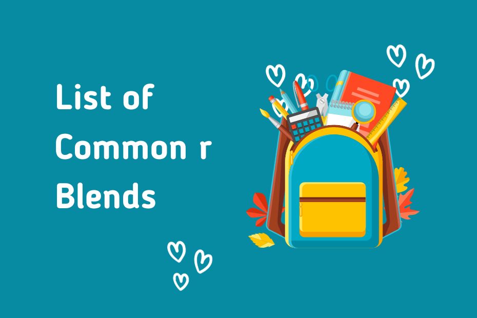 List of Common R Blends